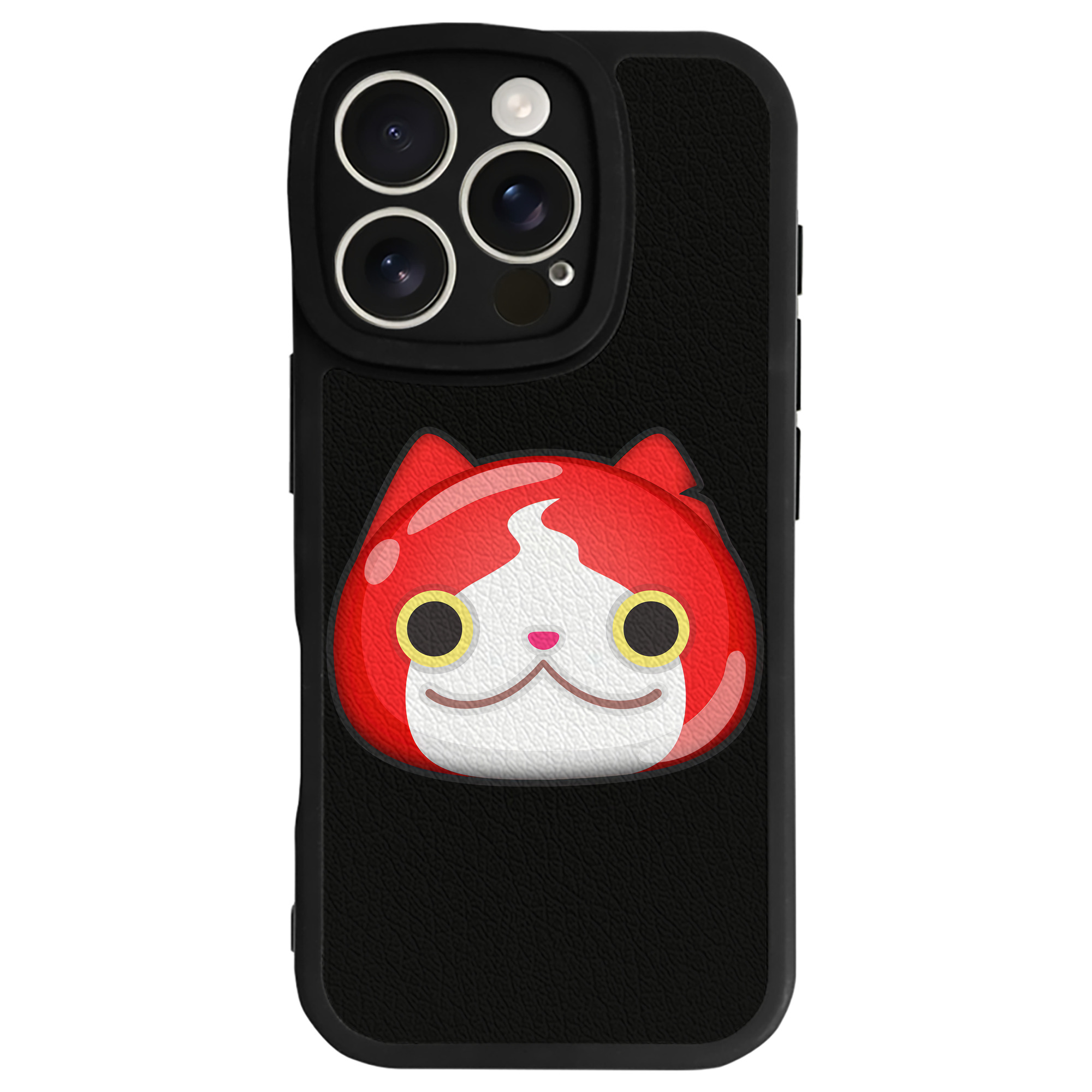 （画像用） 妖怪ウォッチ Yo-kai Watch 【iPhone 16シリーズ対応】シリコンスマホケース（レザー調） 材質：シリコン